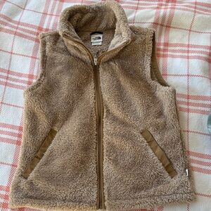 The North Face Beige Sherpa Vest
